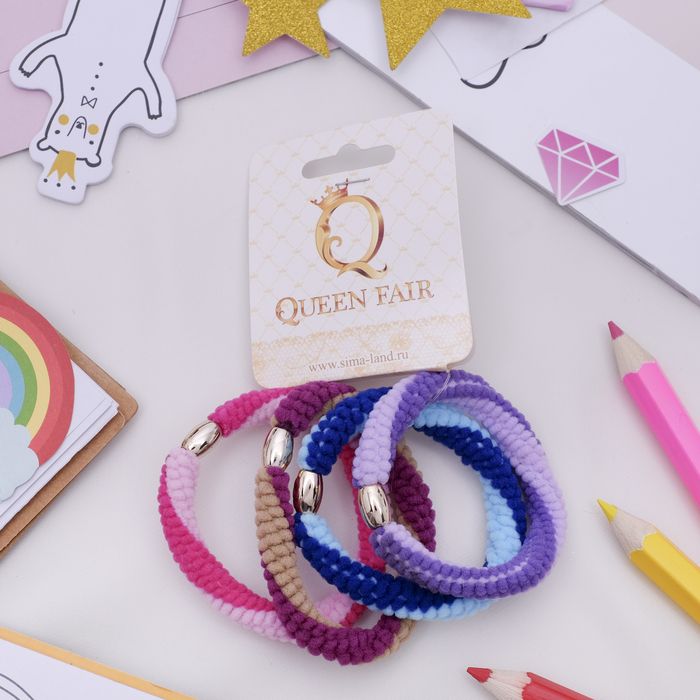 Резинка для волос "Бэлла" (цена за штуку) овал