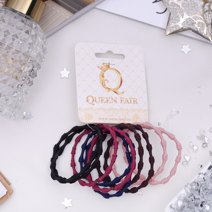 Резинка для волос "Бэлла" набор 10 штук овалы