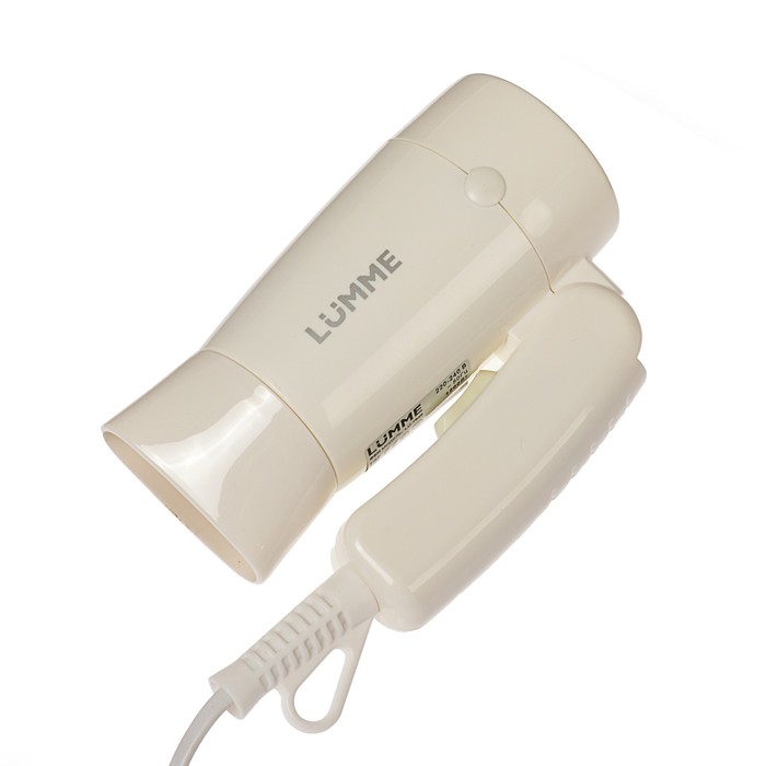 Фен Lumme LU-1040, 1200 Вт, 2 скорости, белый жемчуг