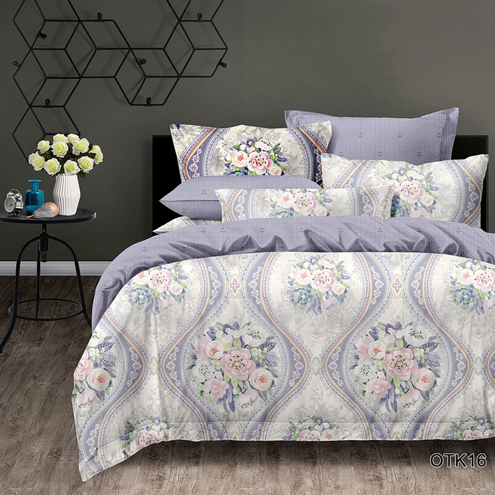 Постельное бельё 1,5 сп. 150х215, 150х215, 70х70 см, 2 шт.