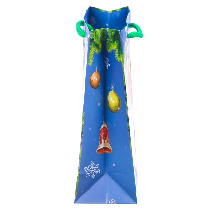 Пакет ламинированный вертикальный «Доброго Нового Года!», 12 × 15 × 5,5 см