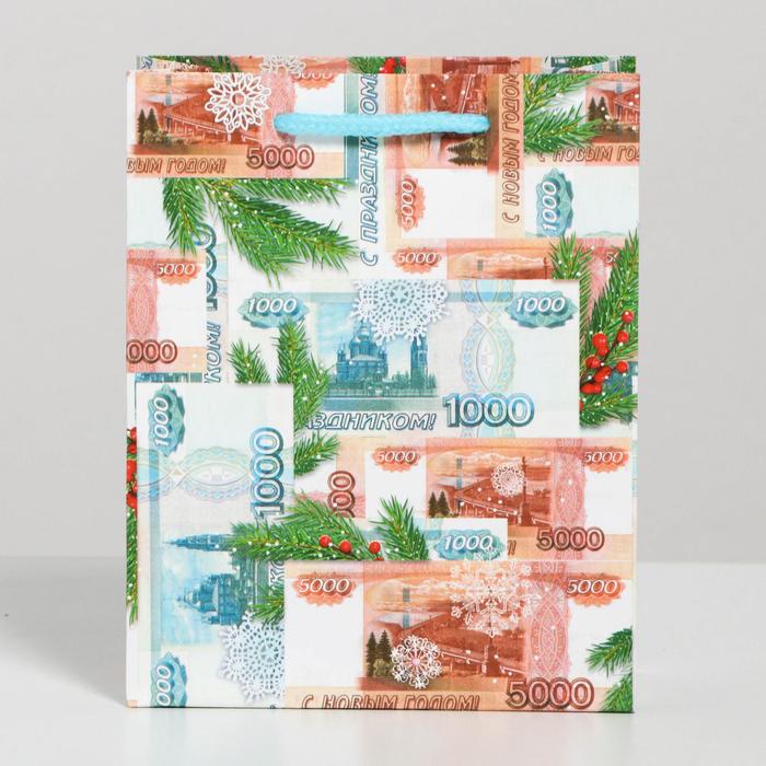 Пакет ламинированный вертикальный «Беззаботного года!», 12 × 15 × 5,5 см