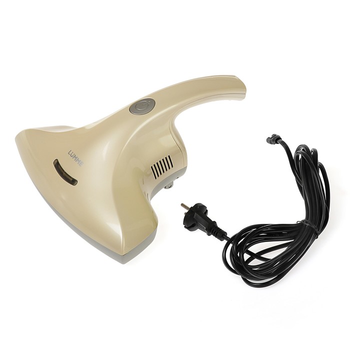 Пылесос LUMME LU-3207, ручной, антибактериальный, УФ лампа, циклон, жемчужно-белый