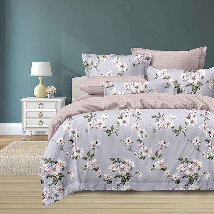 Постельное бельё Евро 200х220, 200х220, 70х70 см, 2 шт.