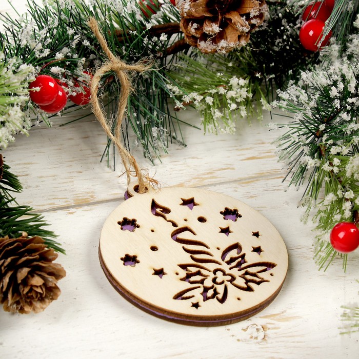 Шар новогодний "Свеча"