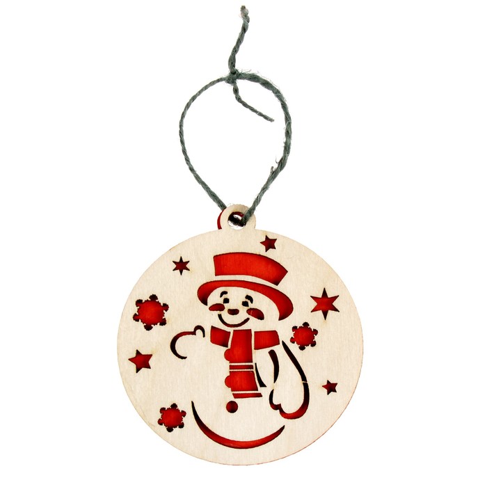 Шар новогодний "Снеговик"