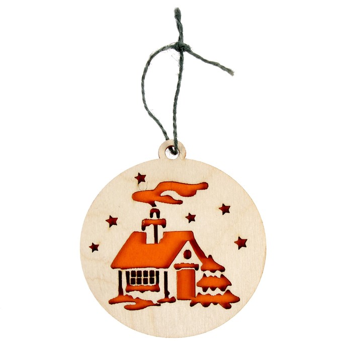 Шар новогодний "Домик"