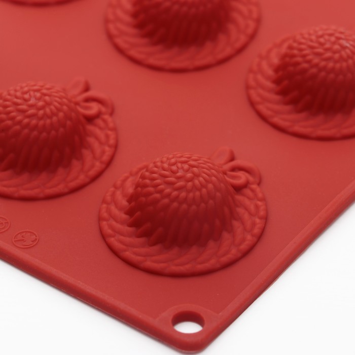 Форма для льда и шоколада "Шляпка", 12 ячеек