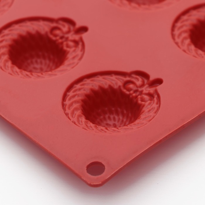 Форма для льда и шоколада "Шляпка", 12 ячеек