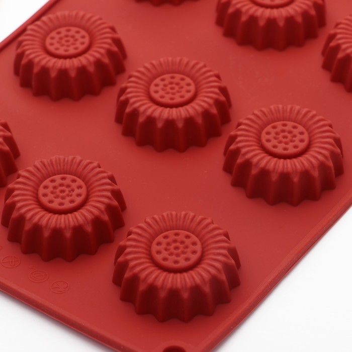 Форма для льда и шоколада "Радужка", 12 ячеек