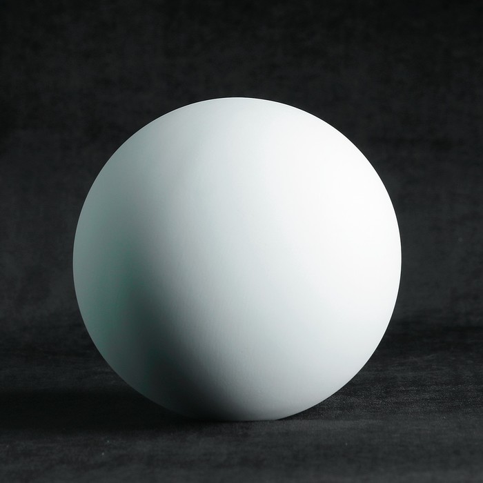 Гипсовая геометрическая фигура "Шар" 15см