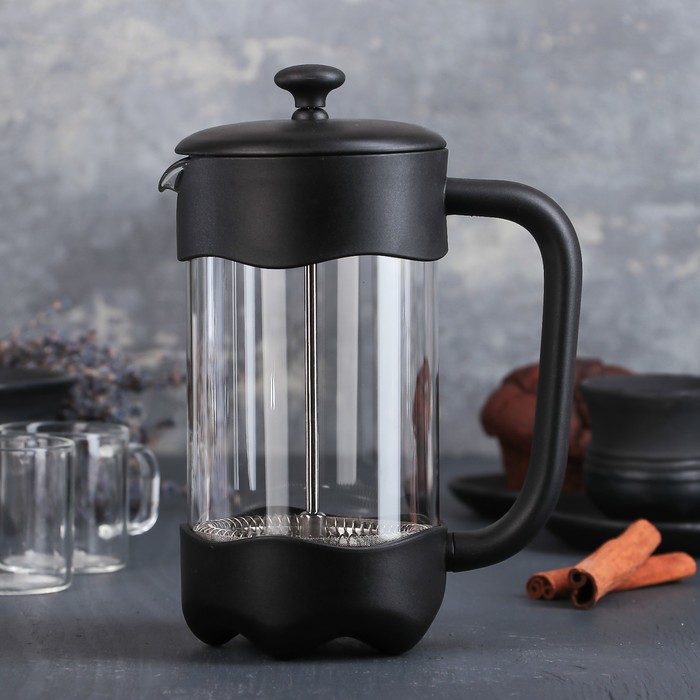 Френч-пресс 600 мл "Модерн", цвет черный