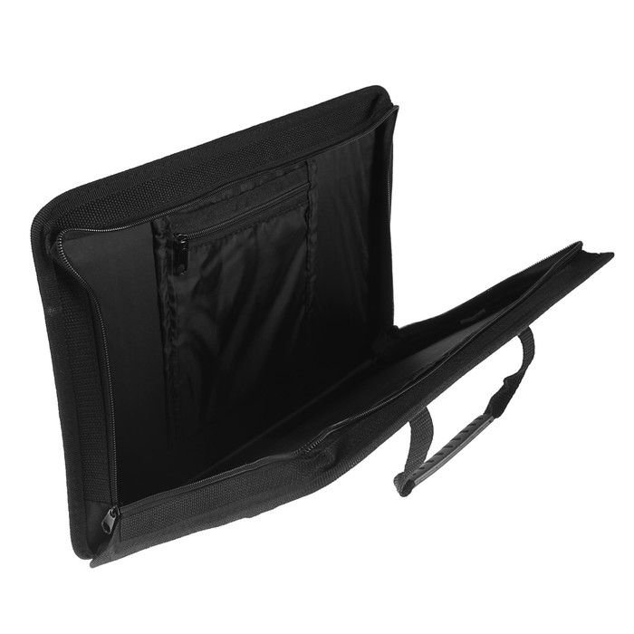 Папка с ручками текстиль А4 50мм 330*240 Канцбург 5С13 "Гатчина" 5136960 Цветы на черном