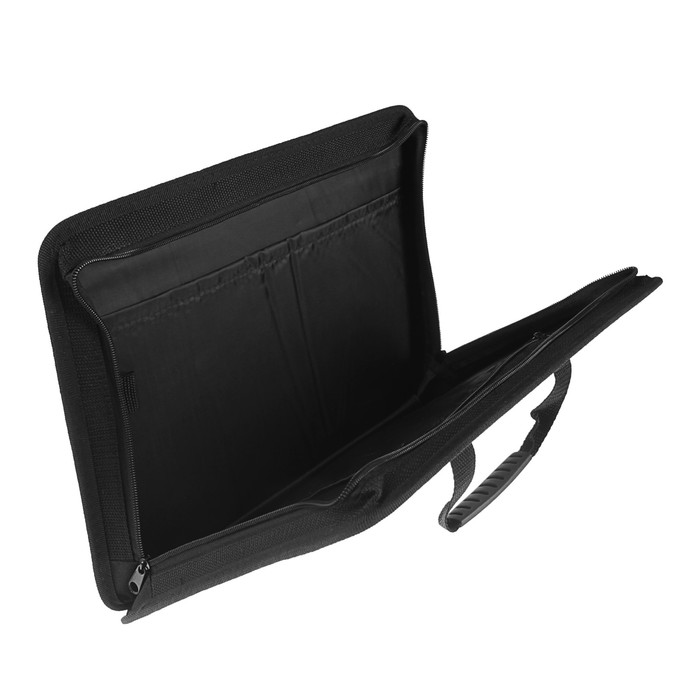 Папка с ручками текстиль А4 50мм 330*240 Канцбург 5С13 "Гатчина" 5136960 Цветы на черном