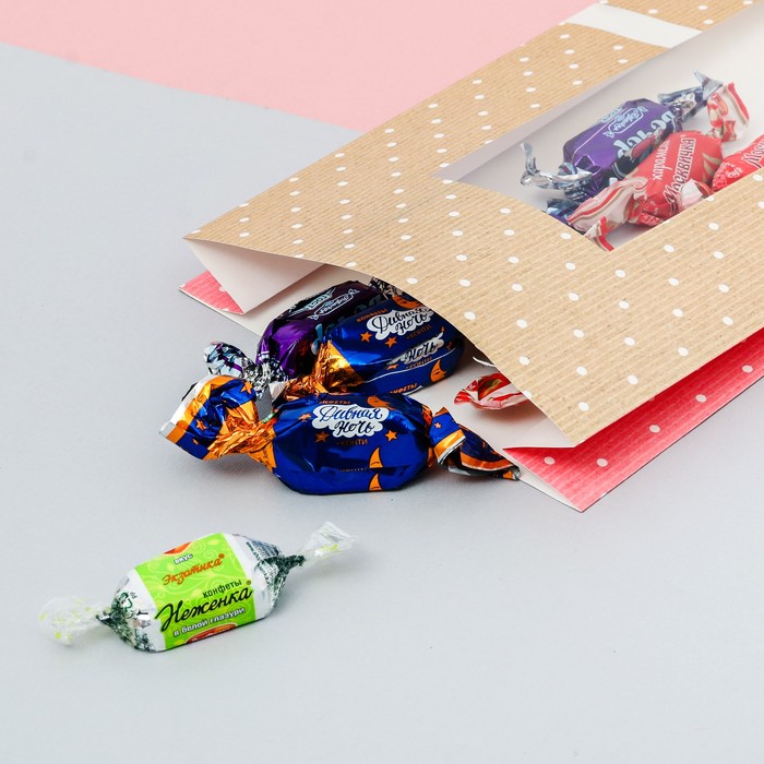 Пакетик подарочный «Для тебя», 16 × 30 × 6 см