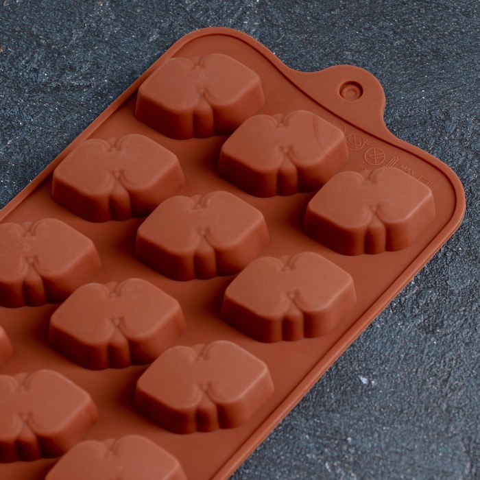 Форма для льда и шоколада "Шоколатье", 15 ячеек