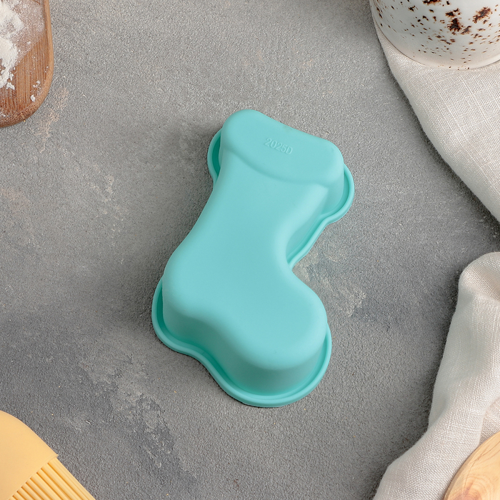 Форма для выпечки "Сапожок" 11х8х3,5 см, цвета МИКС