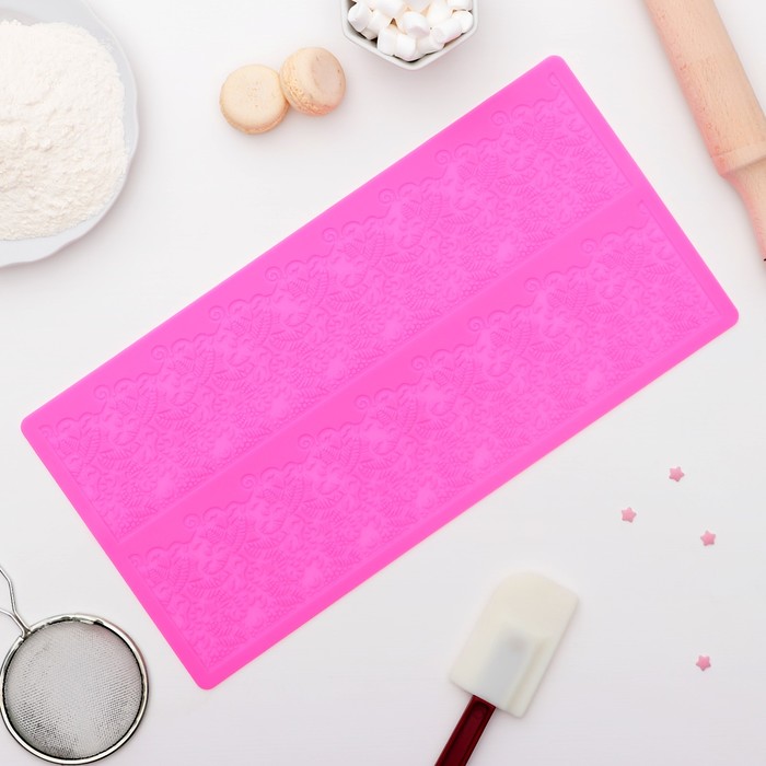 Коврик для айсинга "Лиственное обрамление"