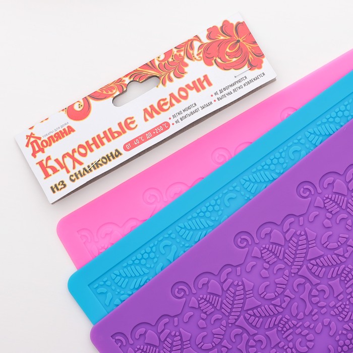 Коврик для айсинга "Лиственное обрамление"