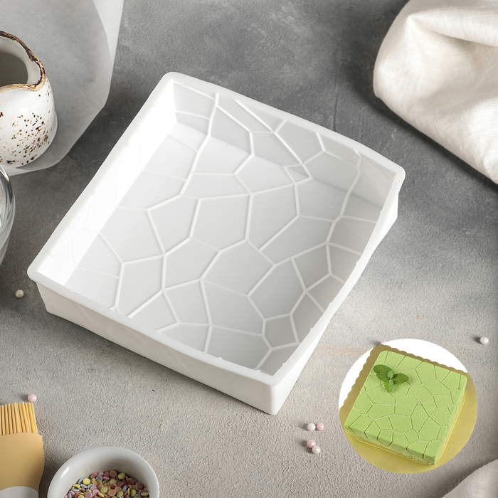 Форма для выпечки и муссовых десертов "Плитка"