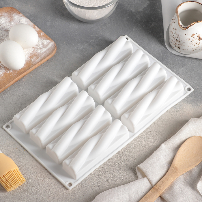 Форма для выпечки "Сладости. Канат", 8 ячеек