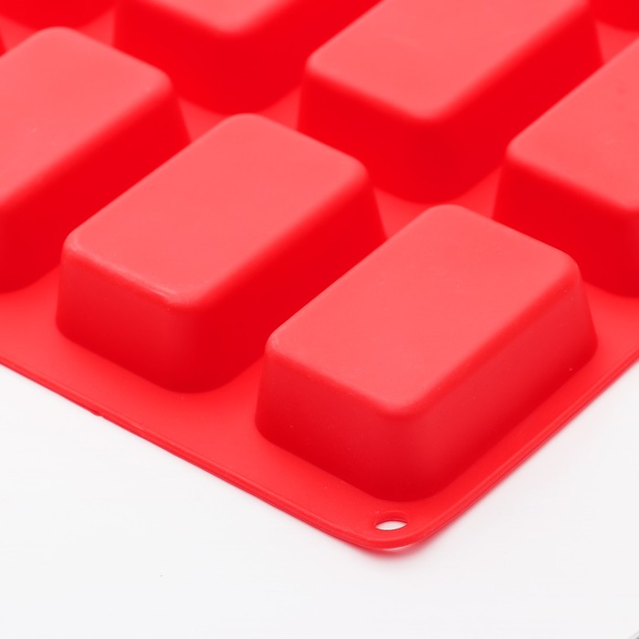 Форма для выпечки "Фигуры. Квадро", 12 ячеек, цвет МИКС