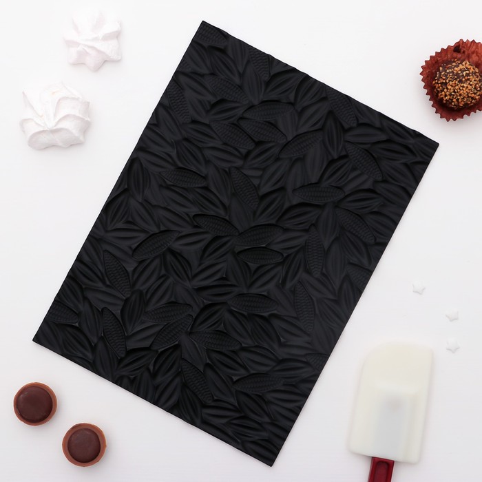 Коврик текстурный "Фактура", цвет черный