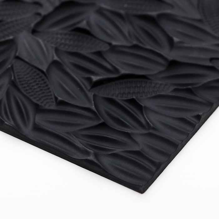 Коврик текстурный "Фактура", цвет черный