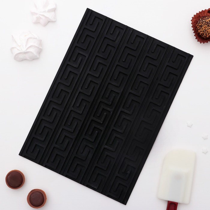 Коврик текстурный "Египет", цвет черный