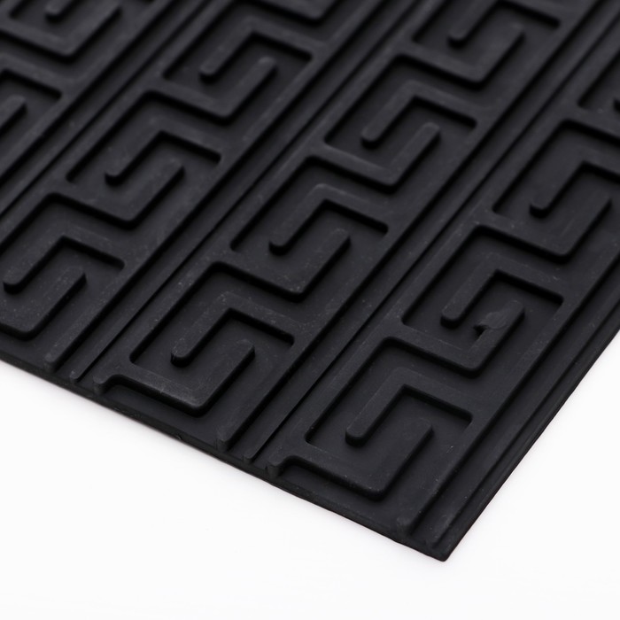 Коврик текстурный "Египет", цвет черный