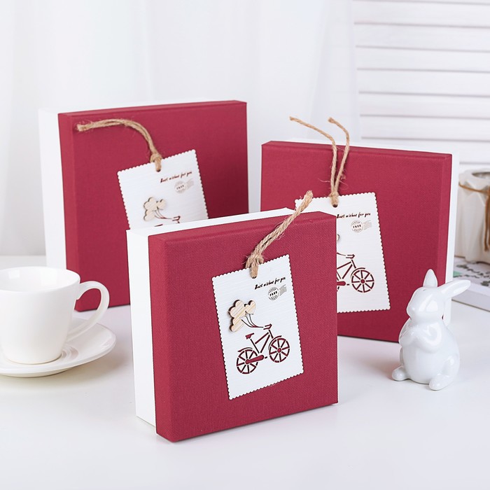 Набор коробок 3в1, 19,5 х 19,5 х 9,5 - 15,5 х 15,5 х 6,5 см