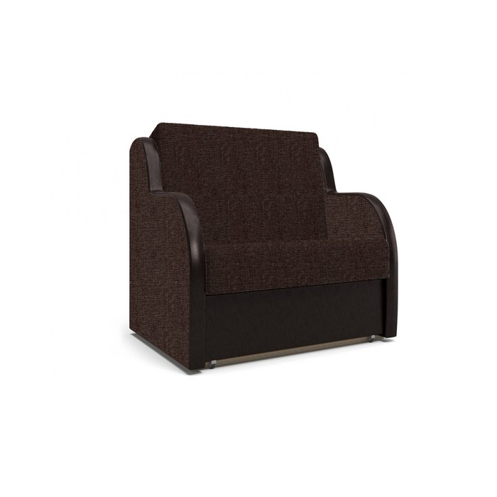 Кресло "БАРНИ", ткань арбен, цвет савана шоколад-теос дарк браун, спальное место 72х195 см