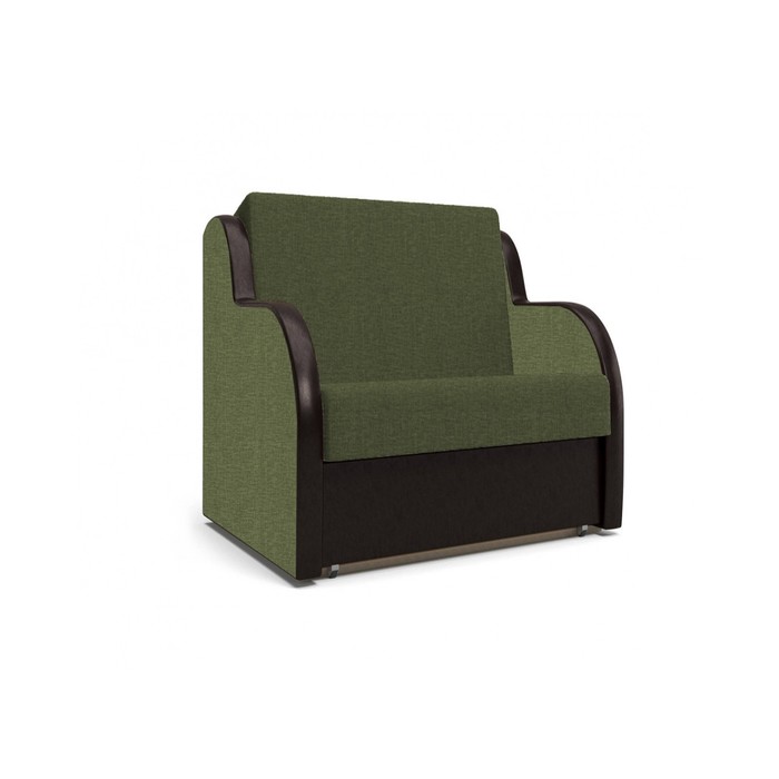 Кресло "БАРНИ", ткань арбен, цвет савана грин-теос блек,  спальное место 72х195 см