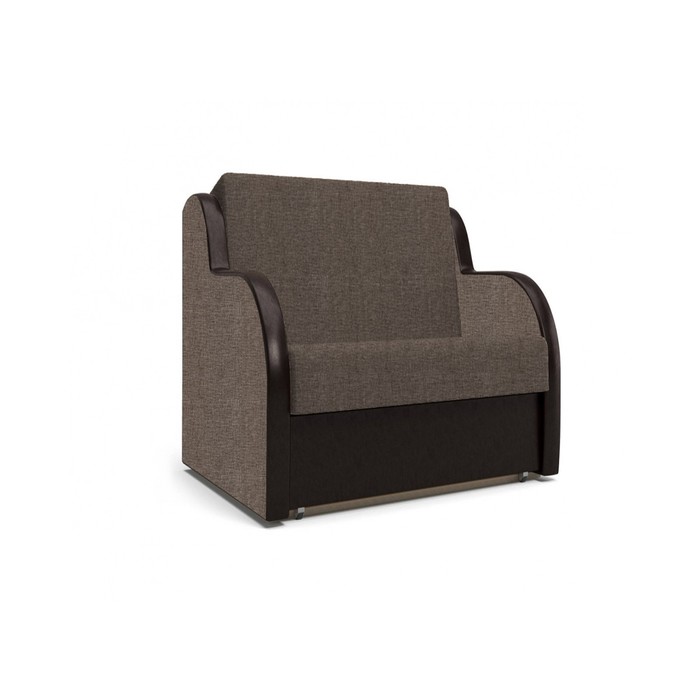 Кресло "БАРНИ", ткань арбен, цвет савана хайзел-теос дарк браун, спальное место 72х195 см