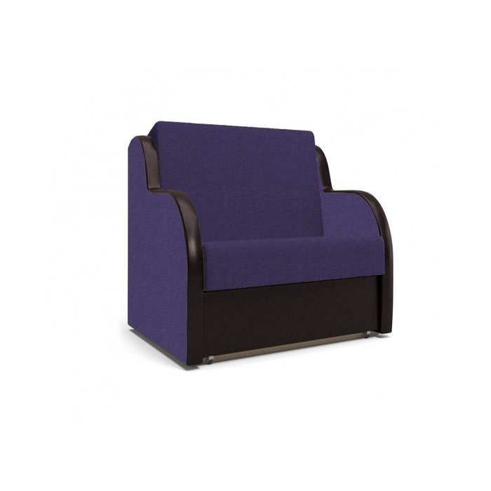 Кресло "БАРНИ", ткань арбен, цвет савана виолет-теос блек, спальное место 72х195 см