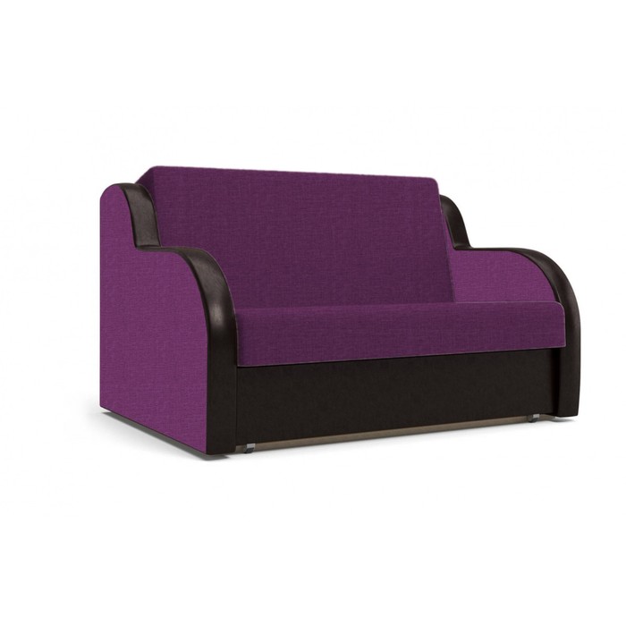 Диван  "БАРНИ", ткань арбен, цвет савана бери-теос блек, спальное место 122х192 см