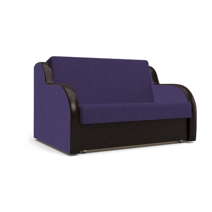 Диван  "БАРНИ", ткань арбен, цвет савана виолет-теос блек,  спальное место 122х192 см