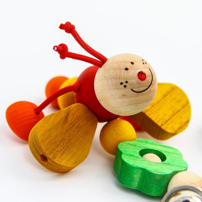 Подвеска для коляски «Бабочки» красная S-Mala