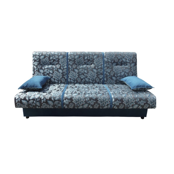 Диван-книжка "Кадет-2", 2000х900х900 мм, обивка амелия 5/карат 33, цвет голубой