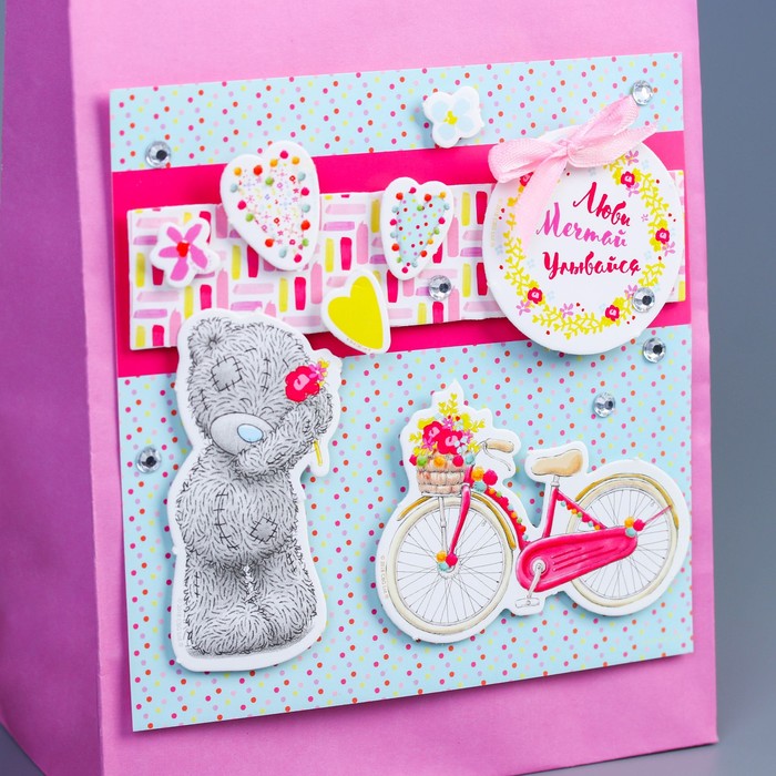 Набор для создания и декорирования подарочного пакета "Люби! Мечтай! Улыбайся!" , Me To You
