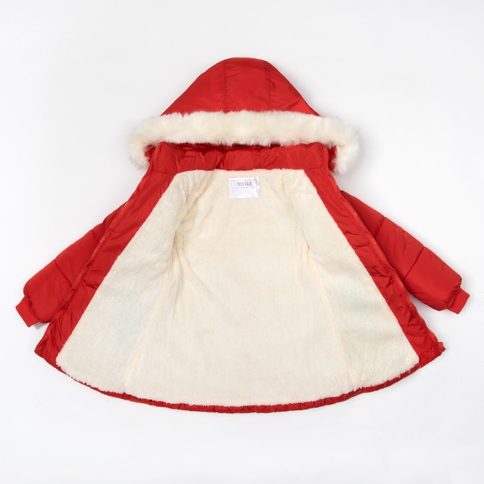 Куртка для девочки "Розочка", рост 110-116 см, цвет красный