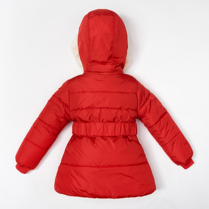 Куртка для девочки "Розочка", рост 110-116 см, цвет красный