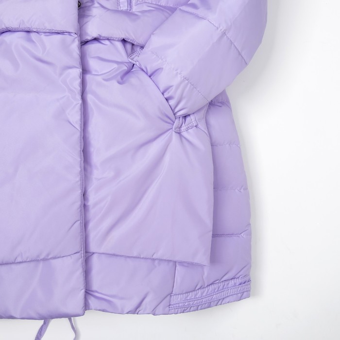 Куртка для девочки "Зима", рост 134-140 см, цвет сиреневый