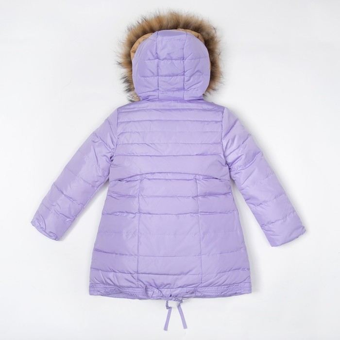 Куртка для девочки "Зима", рост 134-140 см, цвет сиреневый