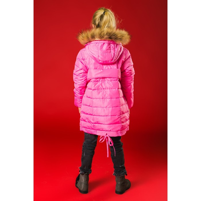 Куртка для девочки "Зима", рост 140-146 см, цвет розовый