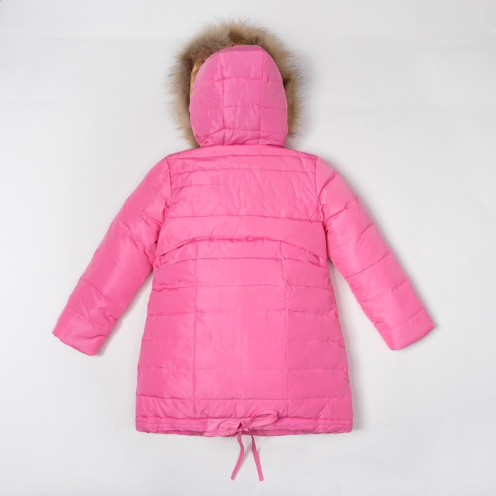 Куртка для девочки "Зима", рост 140-146 см, цвет розовый