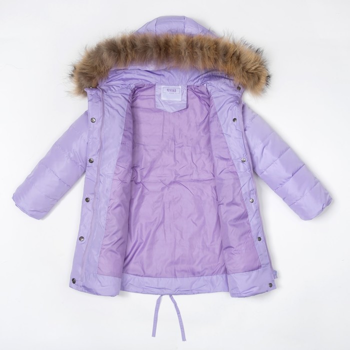 Куртка для девочки "Зима", рост 122-128 см, цвет сиреневый
