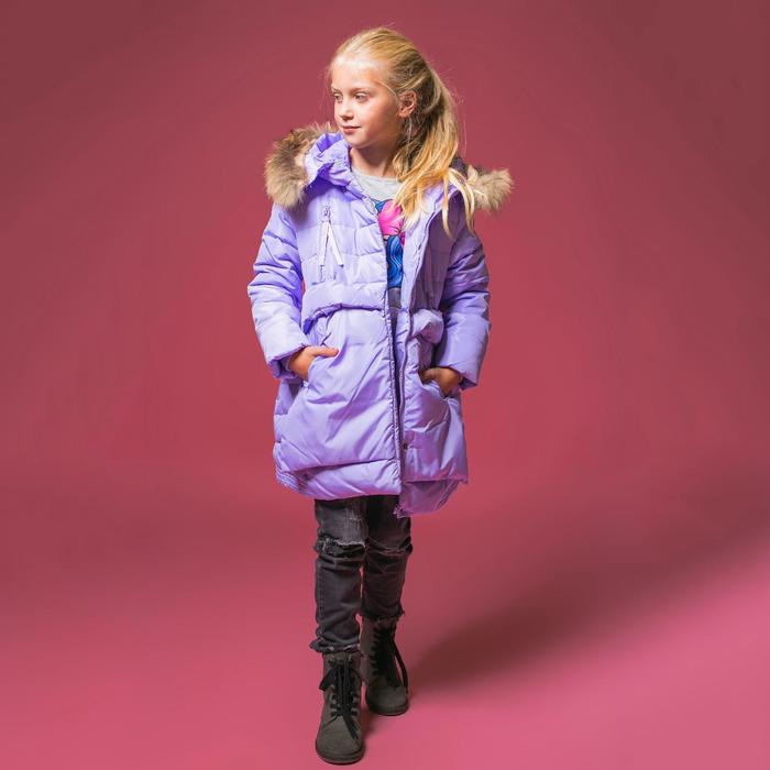Куртка для девочки "Зима", рост 122-128 см, цвет сиреневый