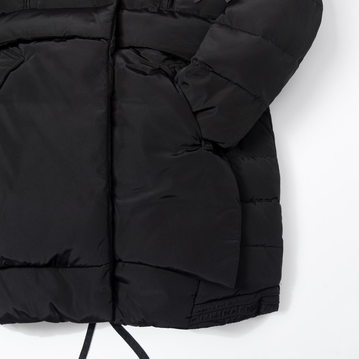 Куртка для девочки "Зима", рост 140-146 см, цвет чёрный