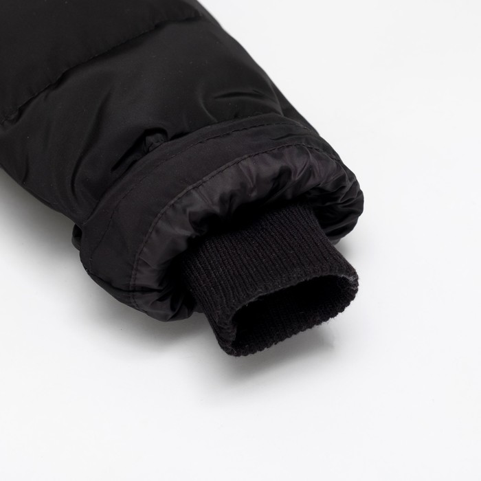 Куртка для девочки "Зима", рост 140-146 см, цвет чёрный